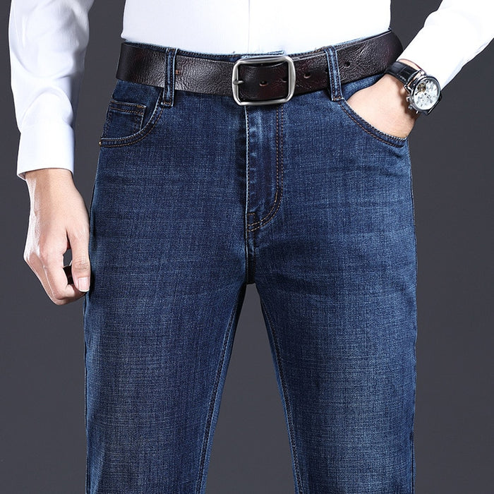 Casual Men's Straight Stretch Slim Fit Jeans