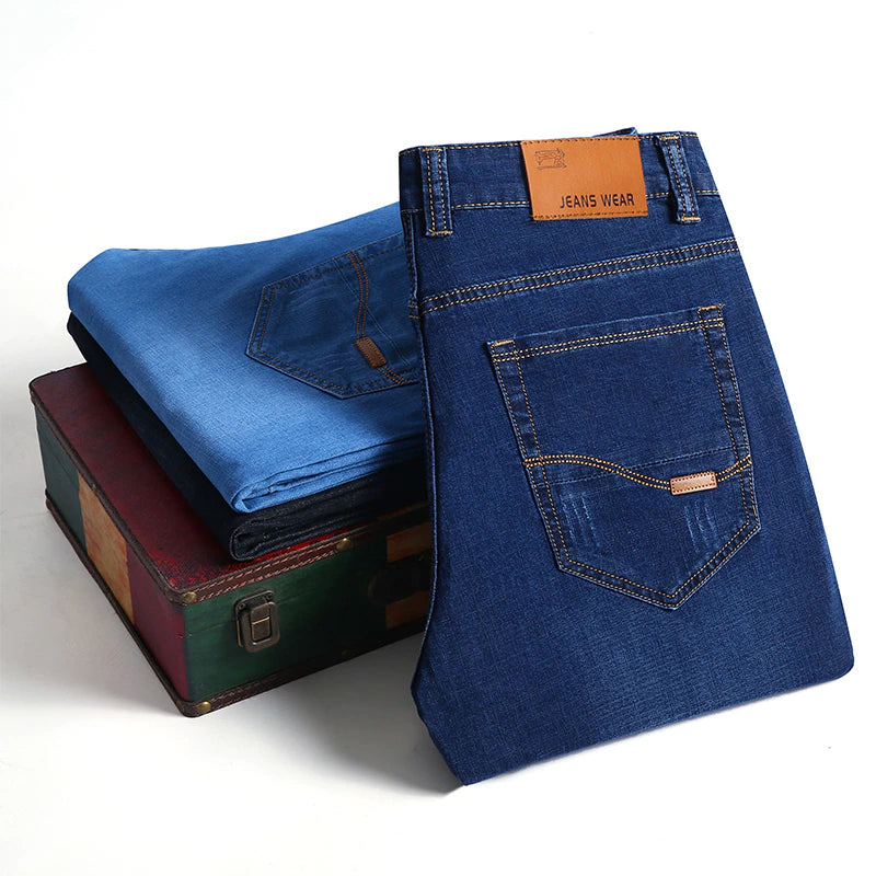 Business Slim Stretch Casual Denim Jeans