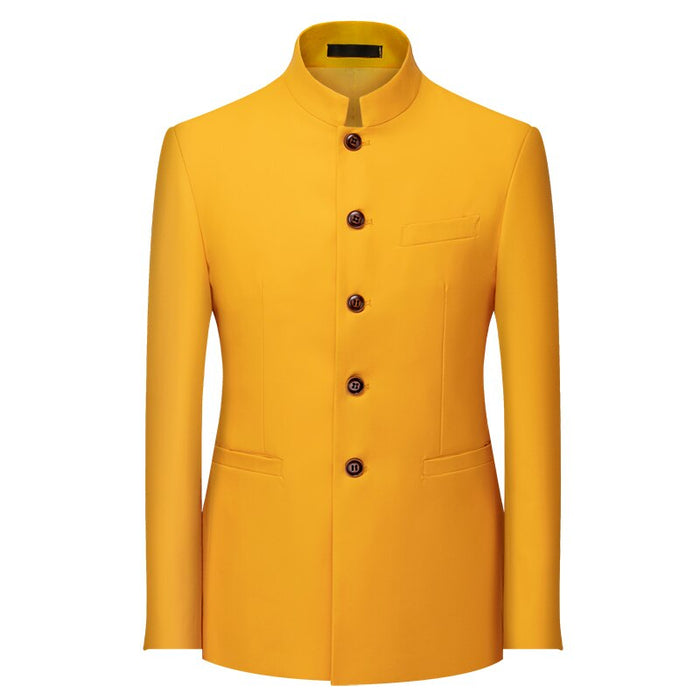Causal Men Stand Collar Blazer Coats