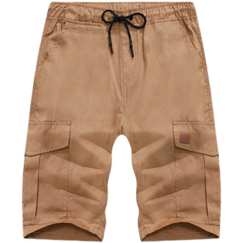 Solid Casual Knee Length Shorts For Men