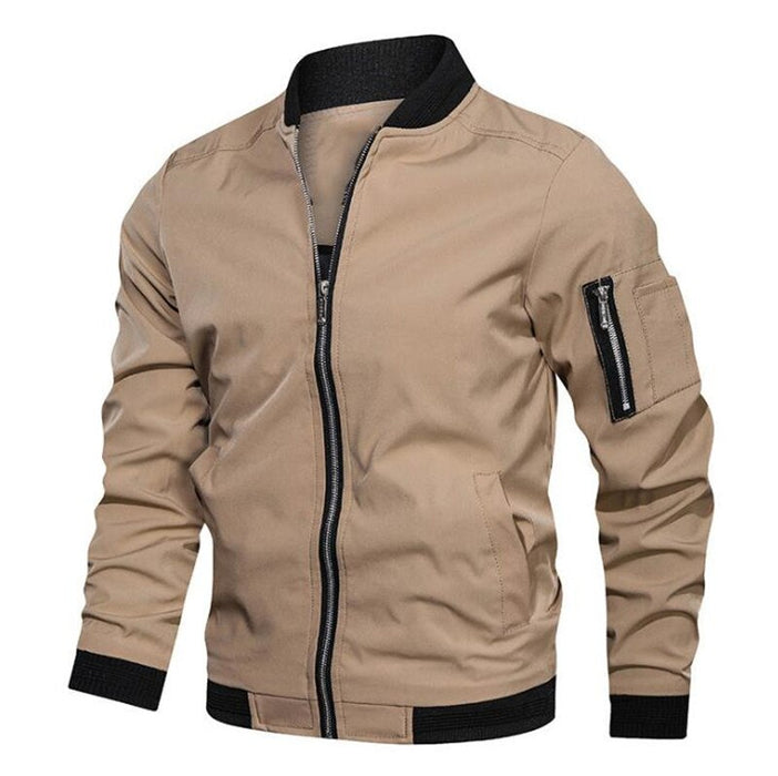 Spring Autumn Men's Zippers Casual Jacket