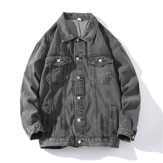 Spring Autumn Hip Hop Wind Casual Denim Jacket