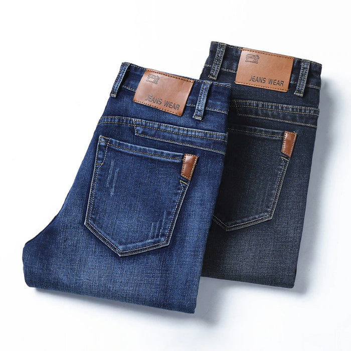 Classic Casual Straight Denim Jeans
