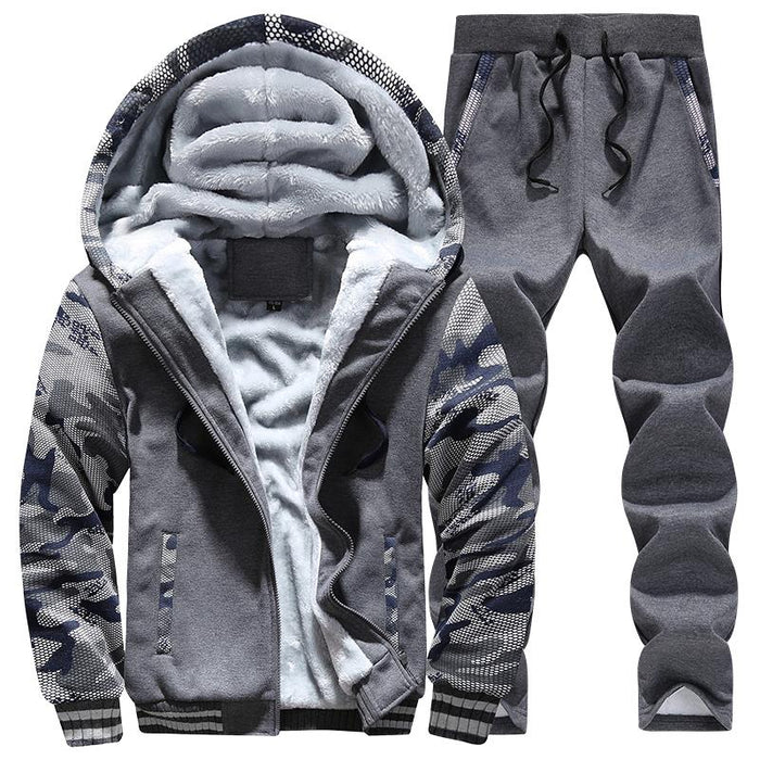 Sporting Hooded Casual Tracksuit