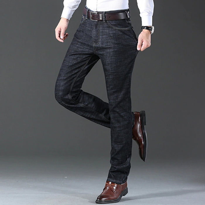 Men's Straight Stretchy Casual Jeans