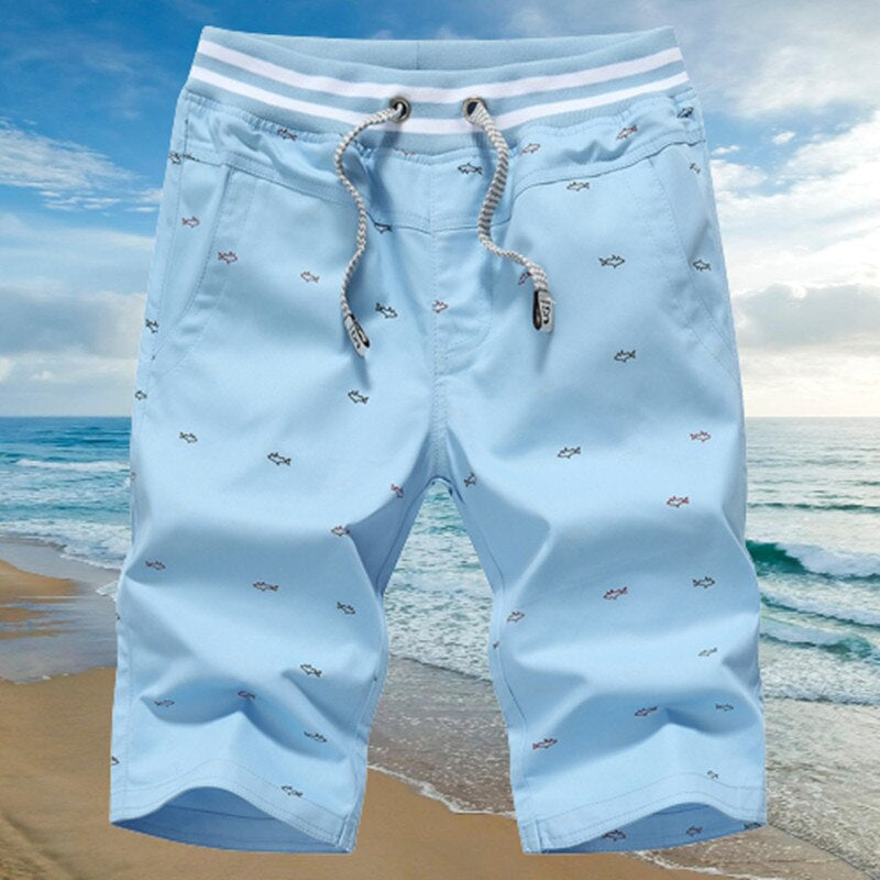 Beach Breathable Drawstring Casual Shorts For Men