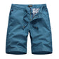 Solid Cargo Jogger Drawstring Short For Men
