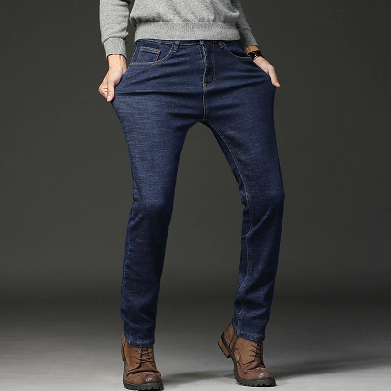 Casual Slim Fit Winter Jeans