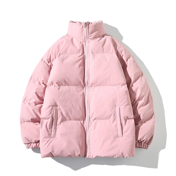 Stand Collar Streetwear Parkas Coat