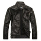 Men's Motorcycle Leather Jacket Coats