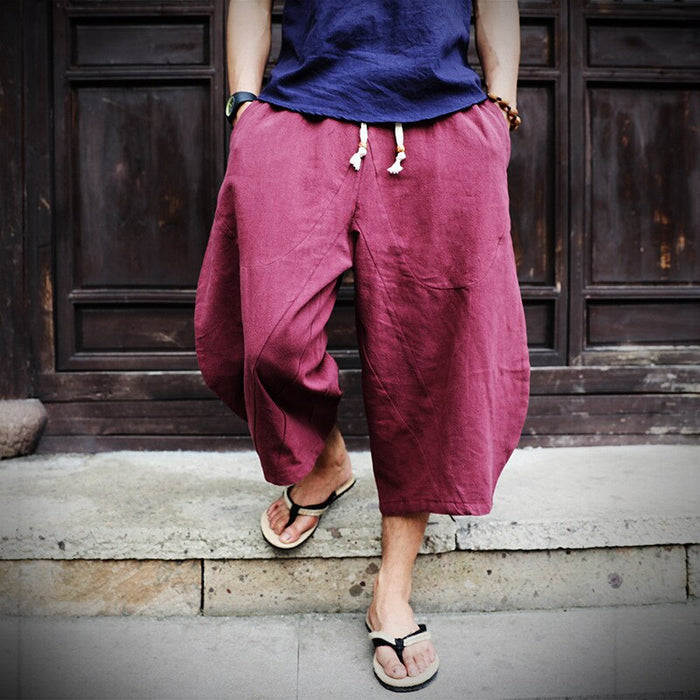 Summer Loose Calf Length Pants