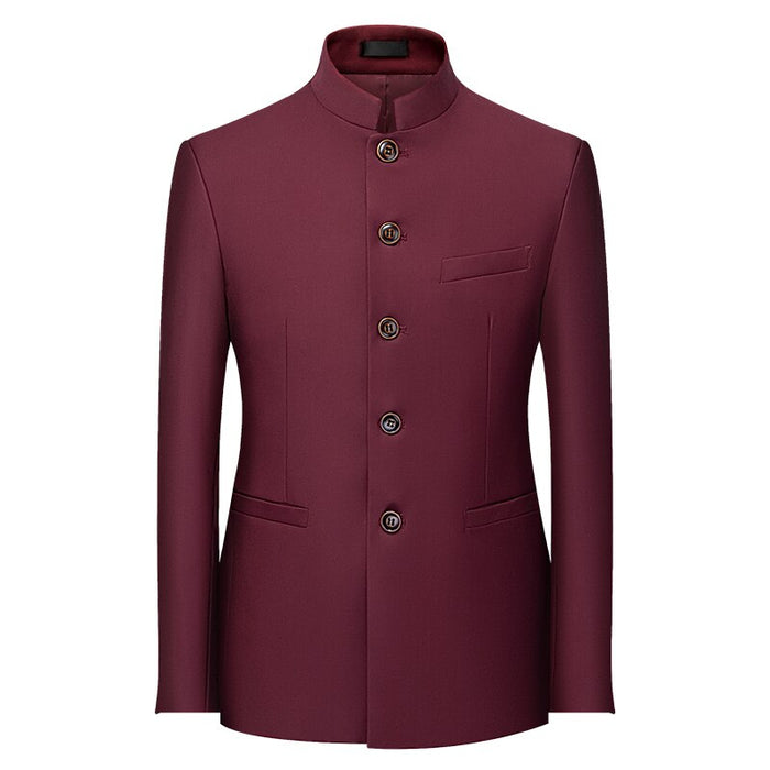 Causal Men Stand Collar Blazer Coats