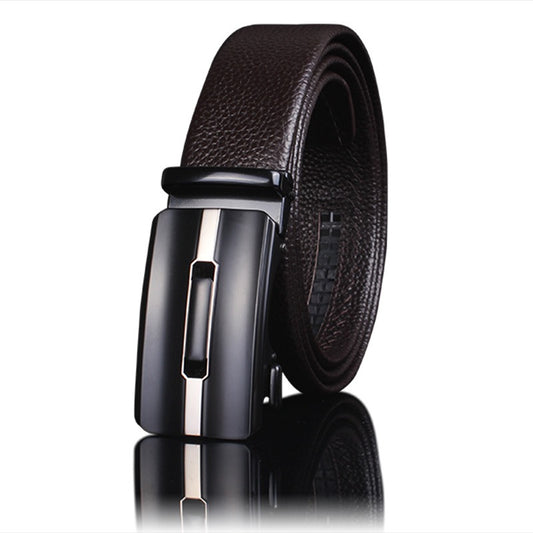 Men's Casual Belt With Automatic Buckle