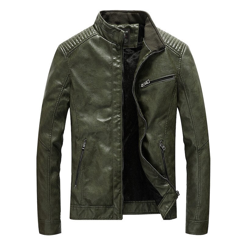 Streetwear Pilot Leather Jacket Coats