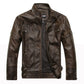 Men's Motorcycle Leather Jacket Coats