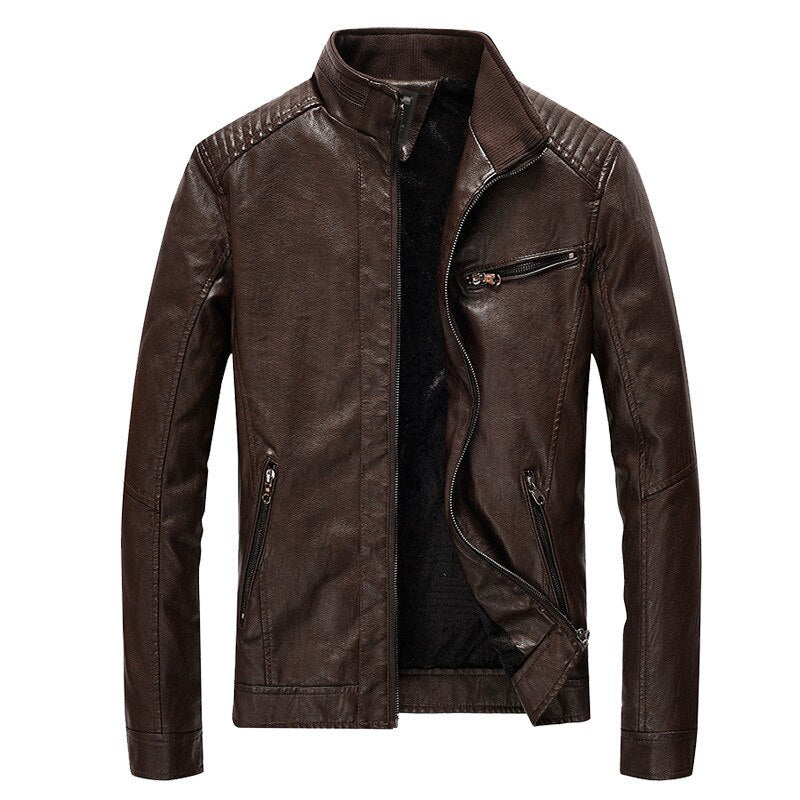 Streetwear Pilot Leather Jacket Coats