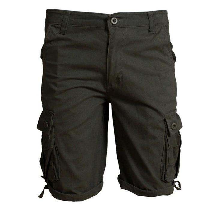 Multi Pocket Cotton Short Pants