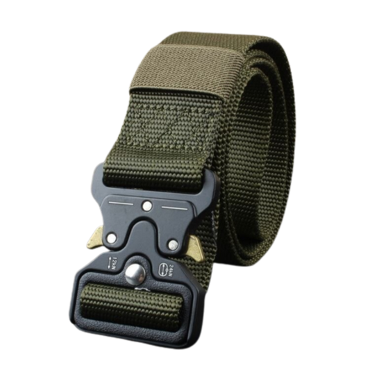 Men's Tactical Belt With Metal Buckle