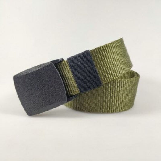 Men's Casual Tactical Belt With Automatic Buckle