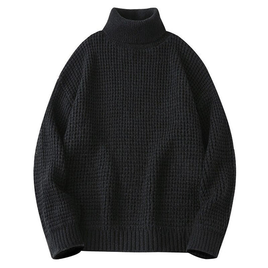 Men's Loose Casual Solid Knitted Pullover