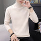 Men's High Neck Double Collar Thick Warm Pullover