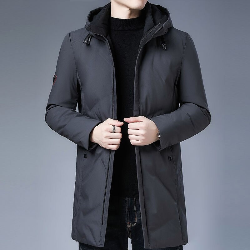 Men's Warm Hooded Outdoor Down Jacket