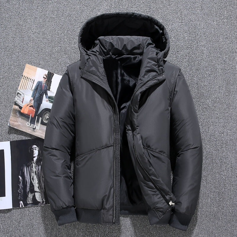 Men's Casual Warm Hooded Jacket