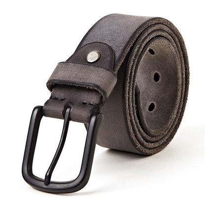 Men's Leather Casual Buckle Belt