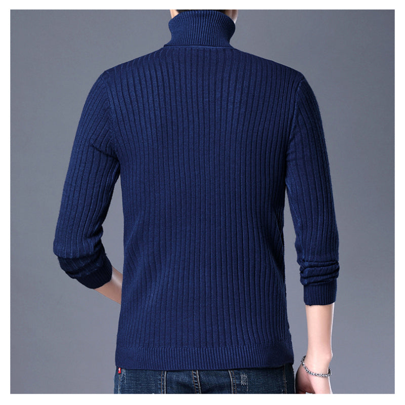 Men's Full Sleeve Striped Pullover Sweater