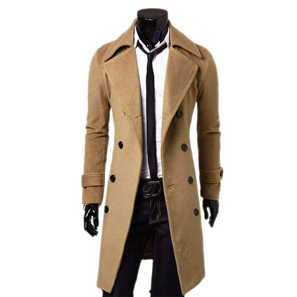 Men's Slim Fit Long Comfortable Warm Coat