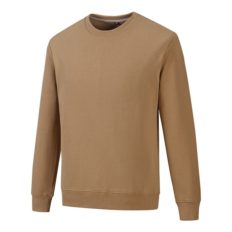 Spring Autumn Cotton O Neck Sweatshirts Men