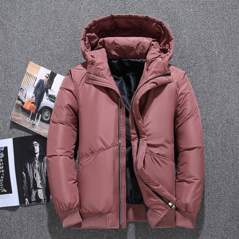 Men's Casual Warm Hooded Jacket