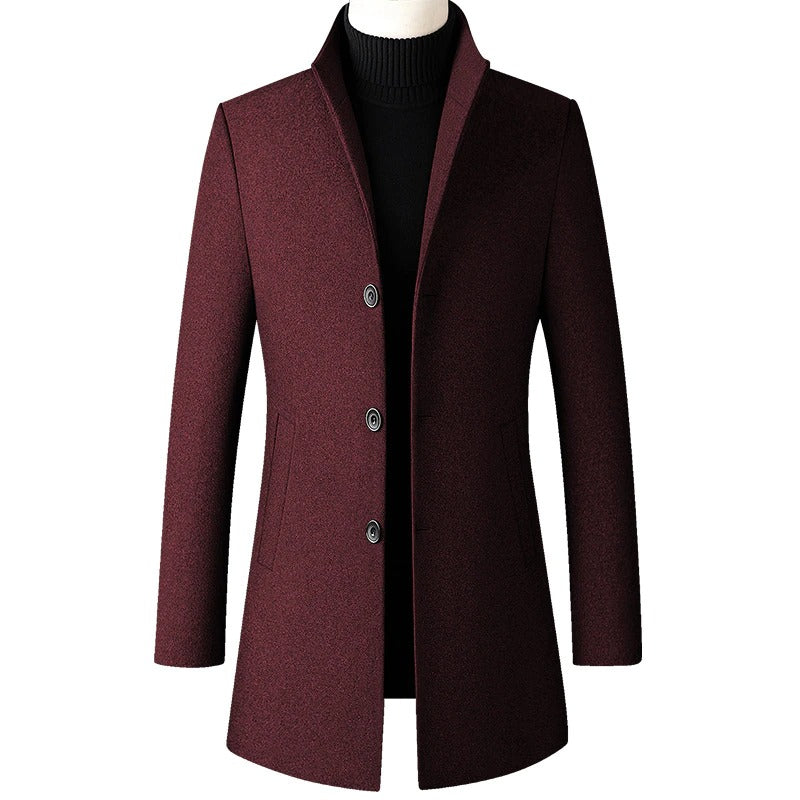 Men's Casual Stand Collar Coat