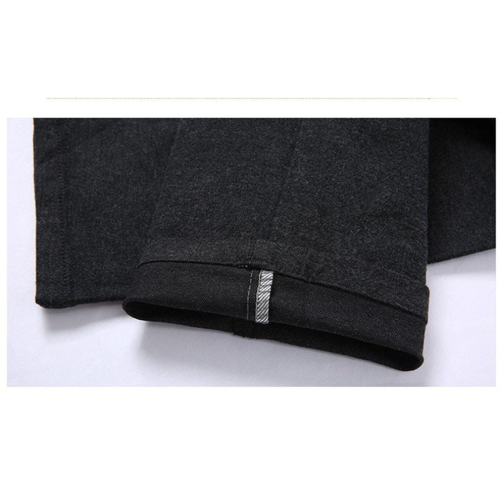 Casual Cotton Straight Men's Trouser