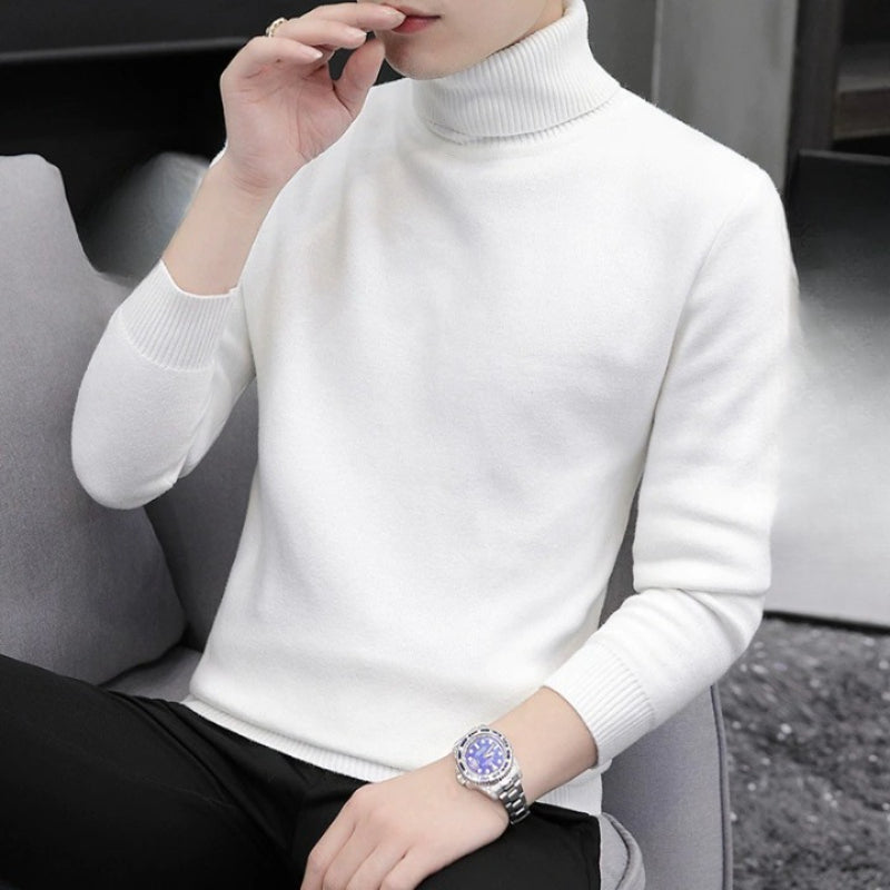 Men's Turtleneck Casual Knitted Pullover