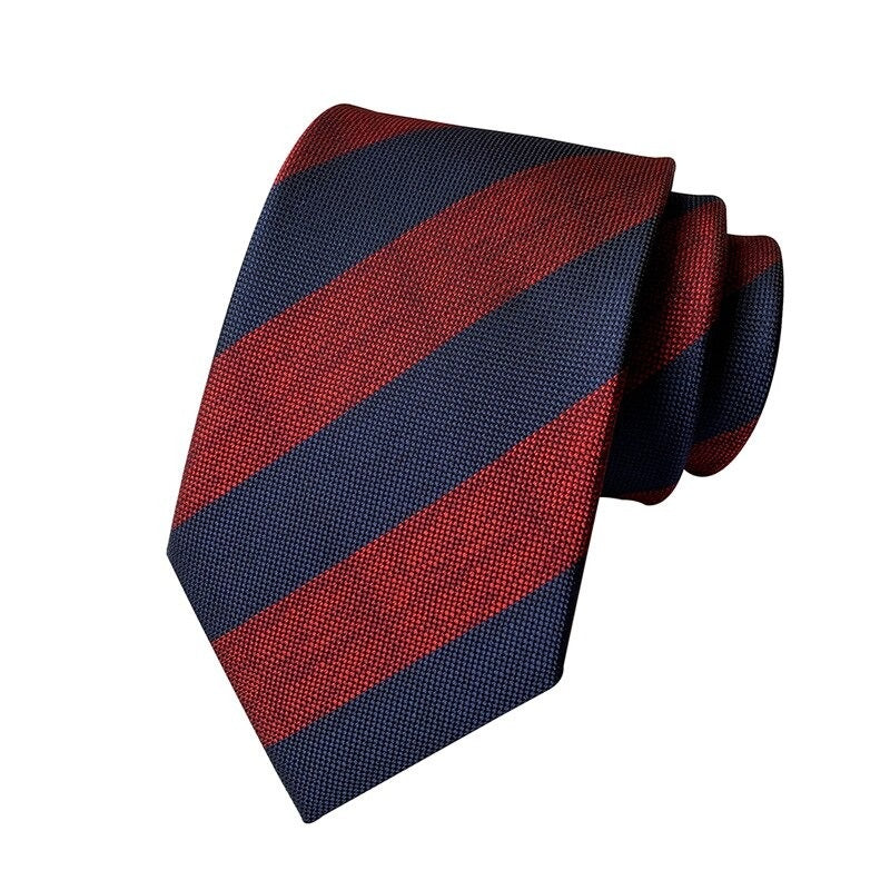 Men's Striped Grid Fashion Formal Tie