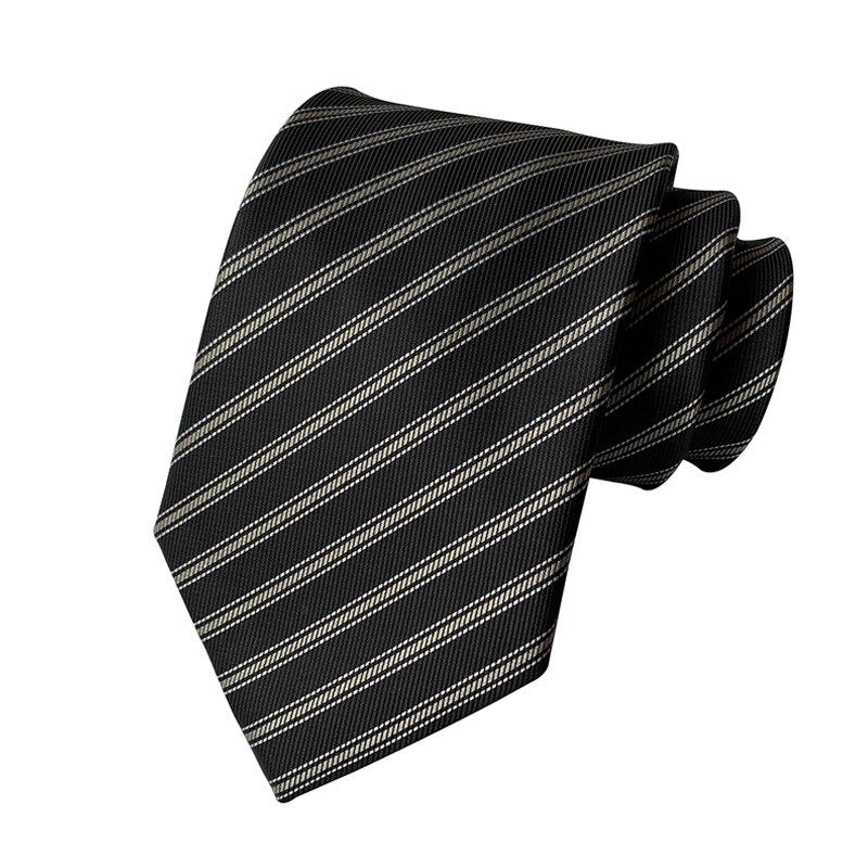 Men's Striped Grid Fashion Formal Tie