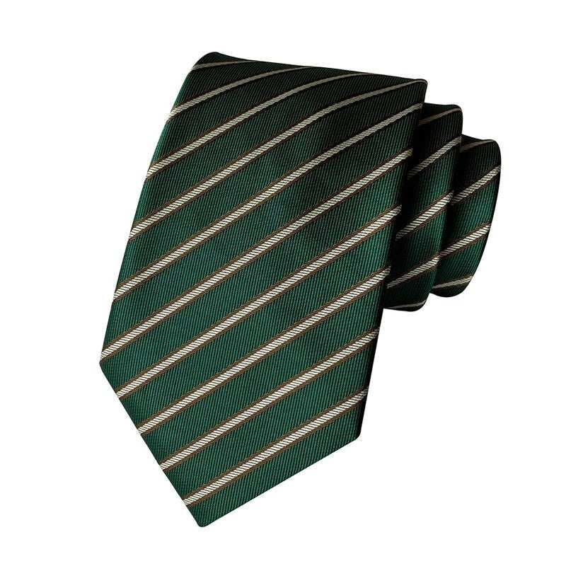 Men's Striped Grid Fashion Formal Tie