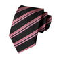 Men's Striped Grid Fashion Formal Tie