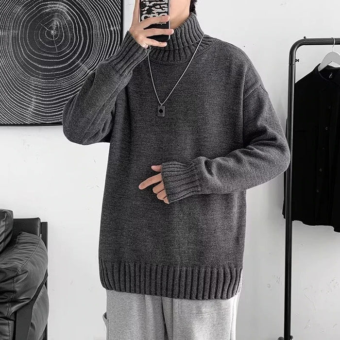 Men's Turtleneck Loose Casual Pullovers