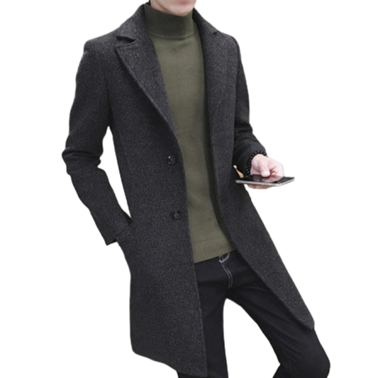 Men's Thick Fashion Warm Long Coat