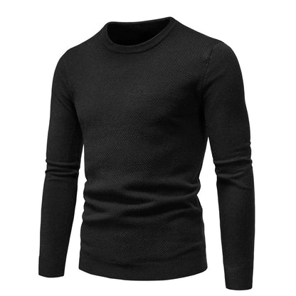 Men's Knitted Round Neck Warm Pullover