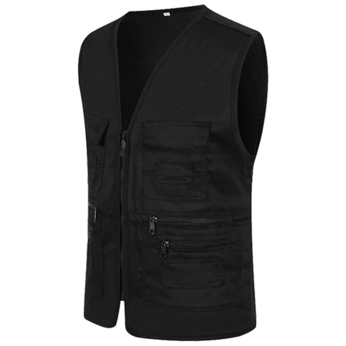 Men's Casual Sleeveless Multi Pocket Cargo Vest