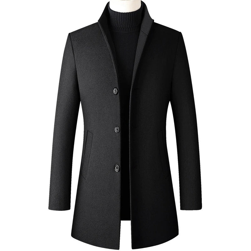 Men's Casual Stand Collar Coat