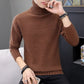 Men's High Neck Double Collar Thick Warm Pullover