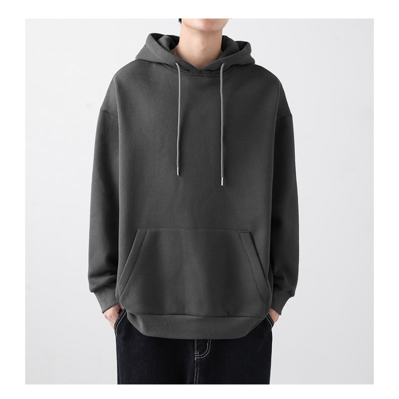 Men's Casual Solid Pullover Sweatshirt