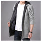 Men's Long Zipper Cardigan Sweater