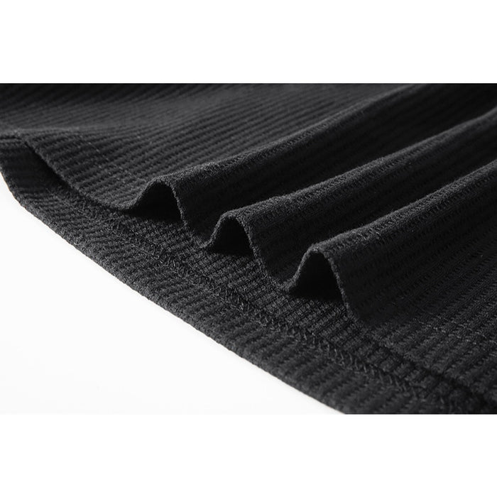 Men's Long Sleeve Henry Collar T-Shirt