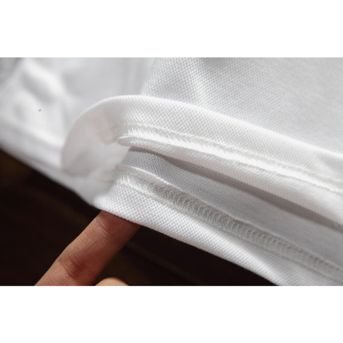 Men's Solid Mandarin Collar T-Shirt