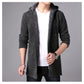 Men's Long Zipper Cardigan Sweater